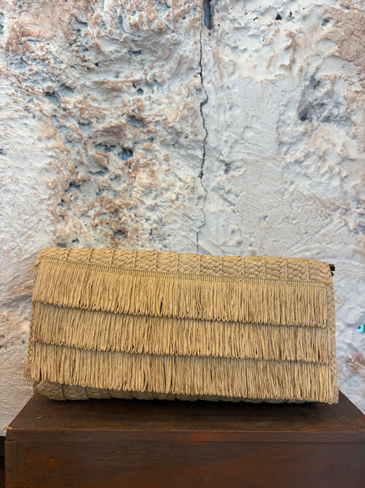 CARTERA RAFIA FLECOS