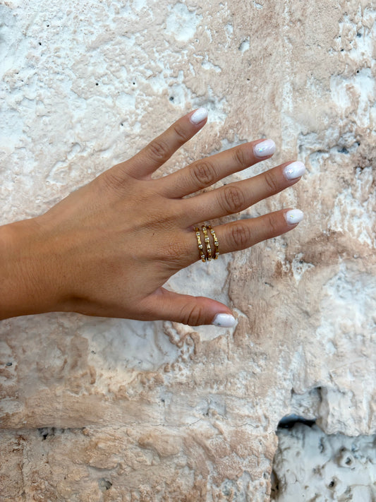 ANILLO TRIPLE CIRCONITAS