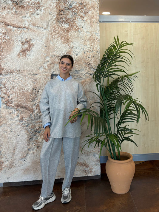 CONJUNTO CHANDAL COMFY GRIS