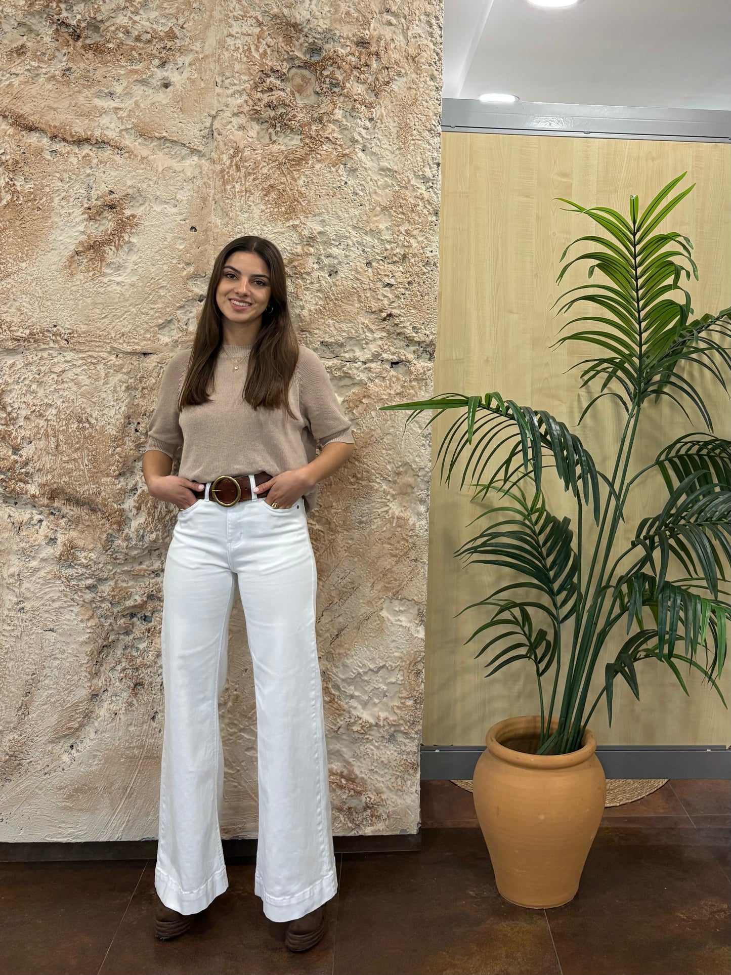 DENIM MAXI RECTOS BLANCO