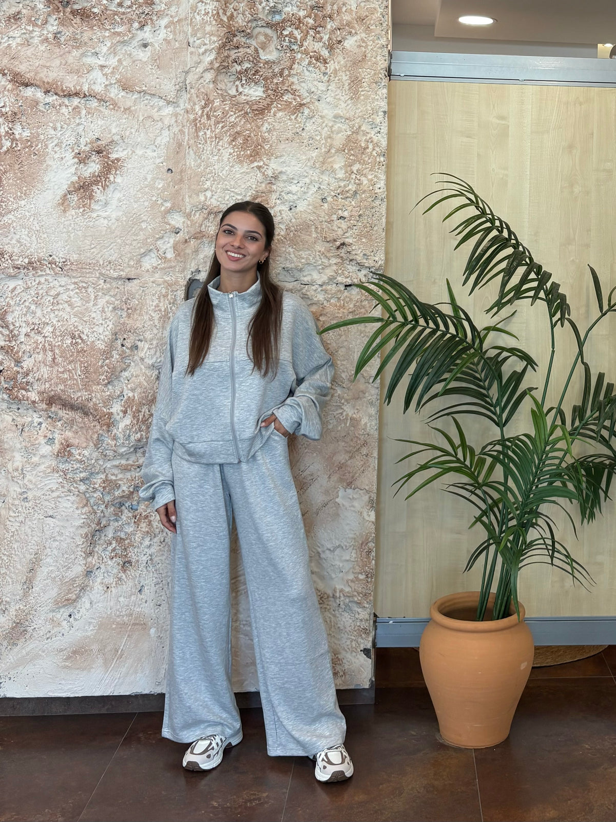CONJUNTO CHANDAL GRIS