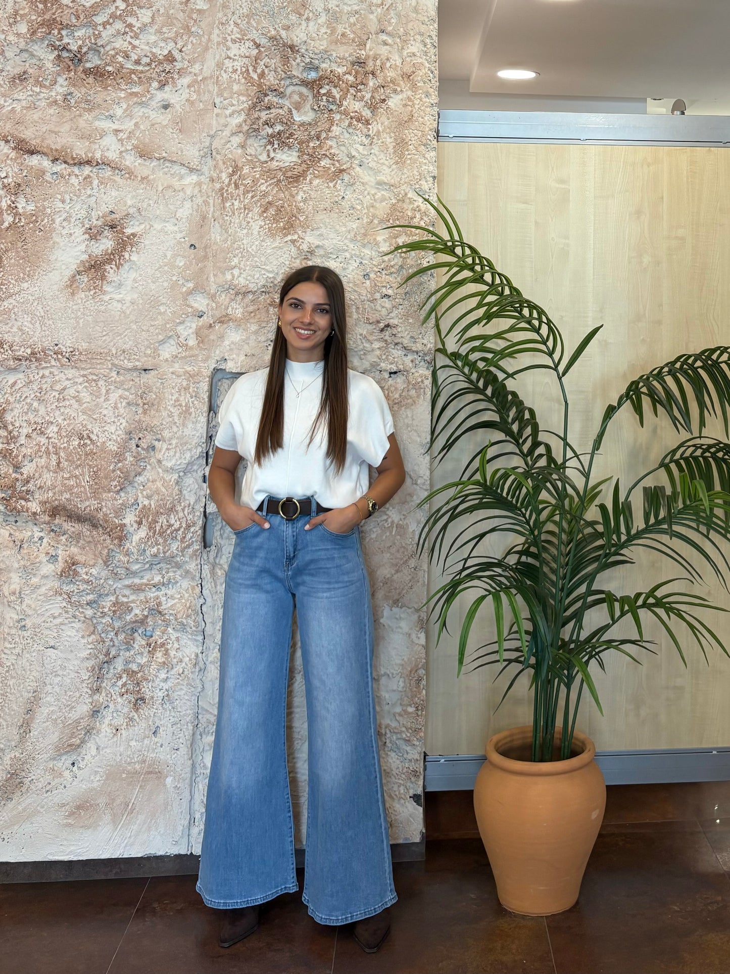JEANS EXTRA ANCHO DENIM