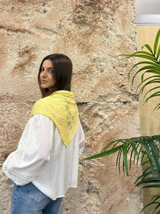 CAPA CROCHET AMARILLO
