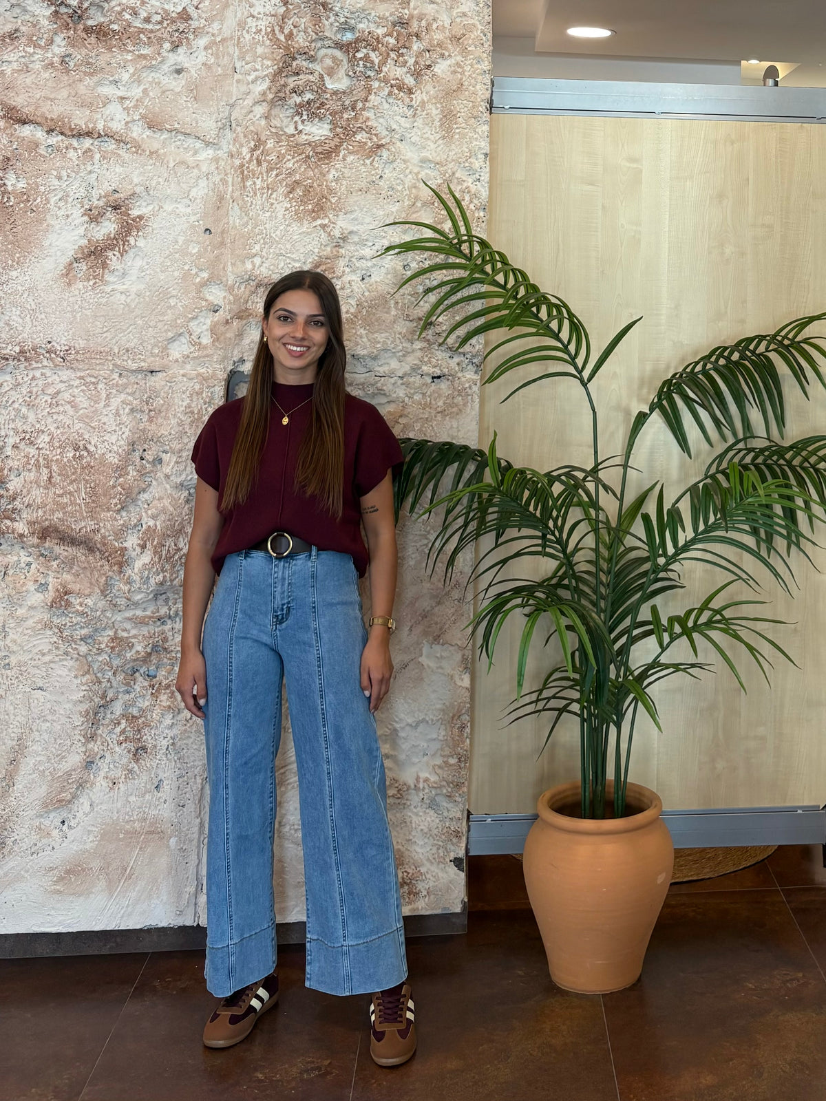 JEANS DENIM CLARO  LÍNEA FRONTAL