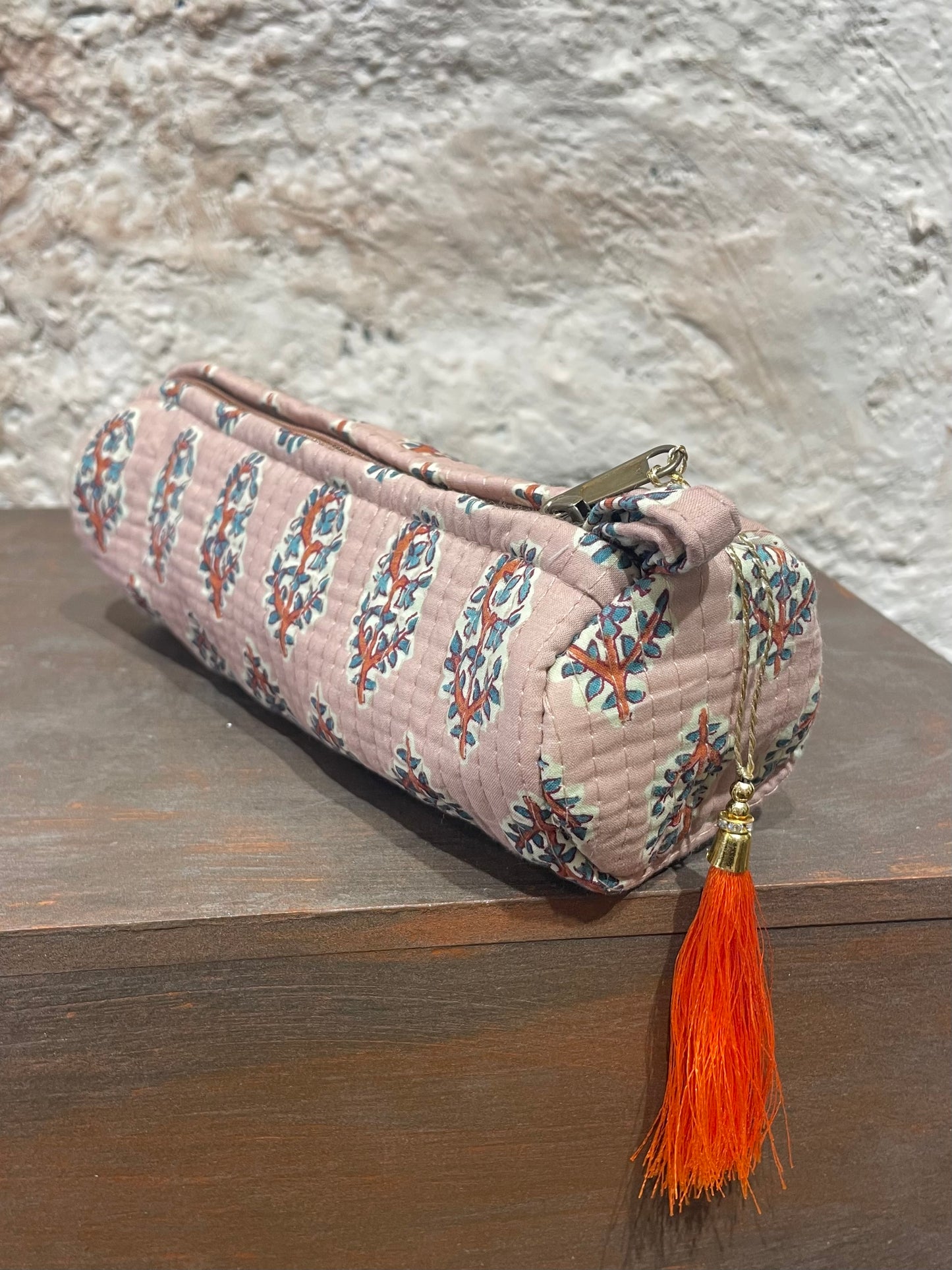 ESTUCHE PEQUEÑO ESTAMPADO NUDE