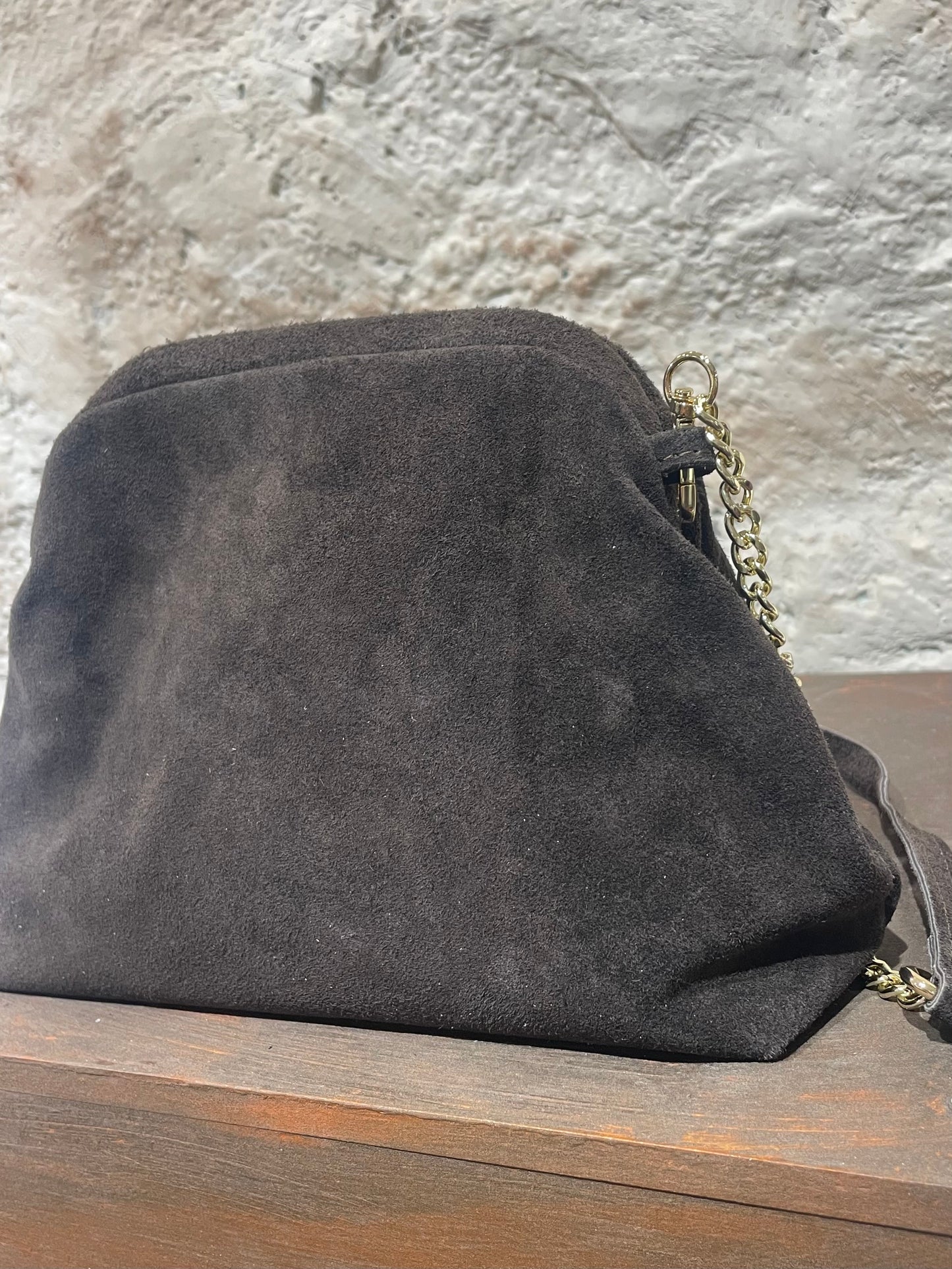 CLUTCH PIEL MARRÓN