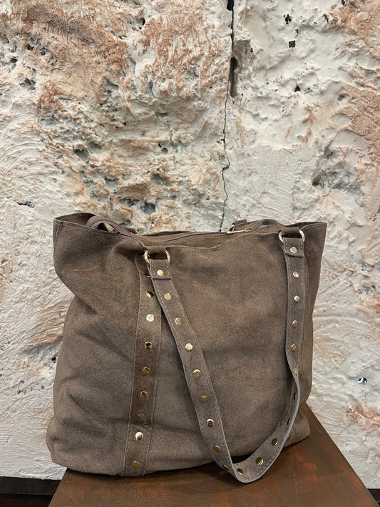 SHOPPER TAUPE TACHAS