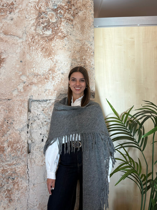 CAPA LANA FLECOS GRIS