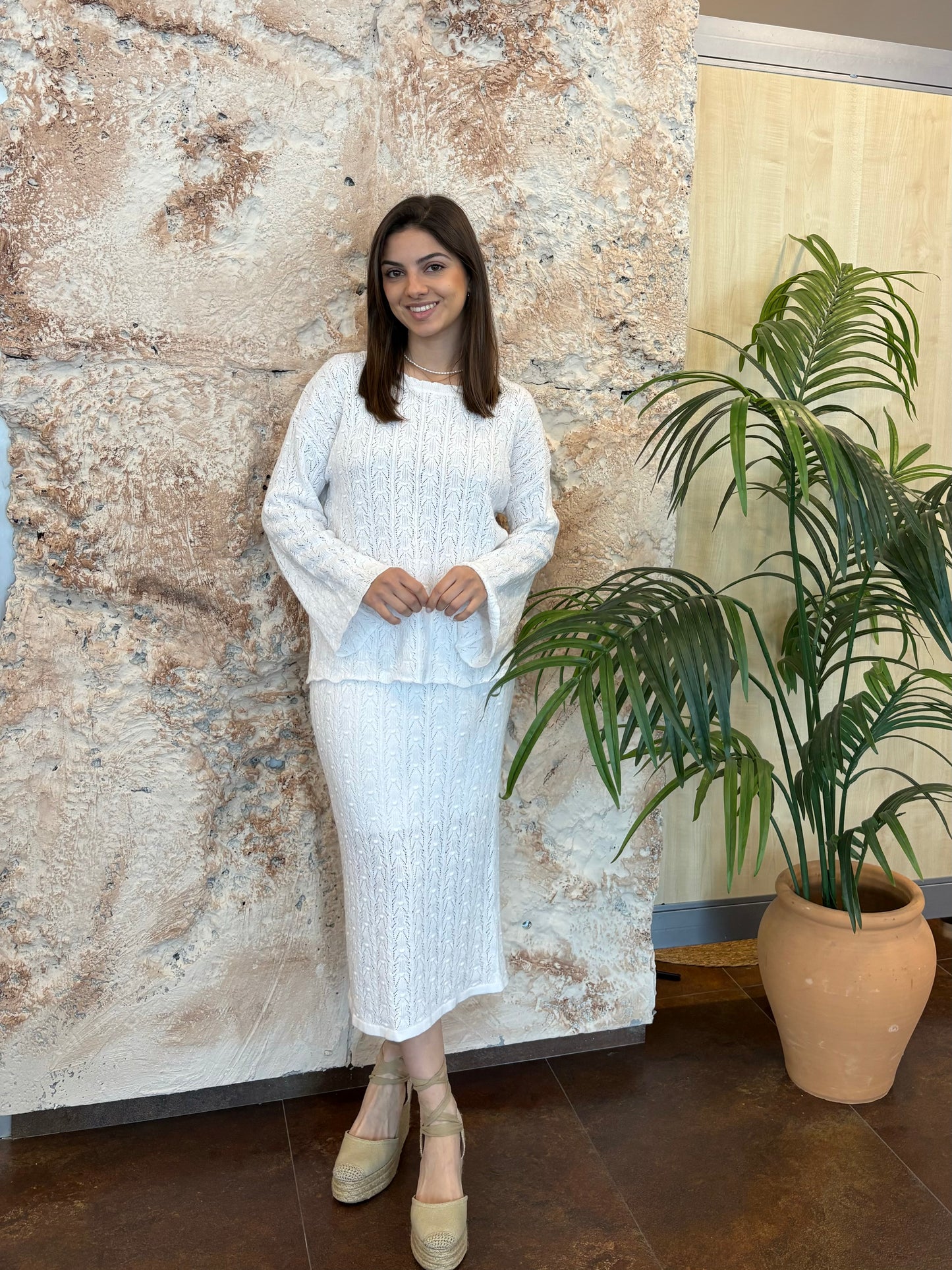 CONJUNTO CROCHET BLANCO