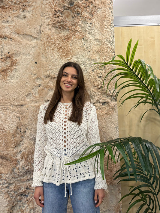 JERSEY CALADO CON LAZO BLANCO