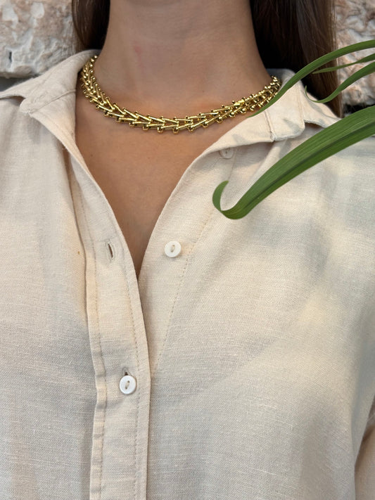 CHOCKER CADENA TRIANGULAR