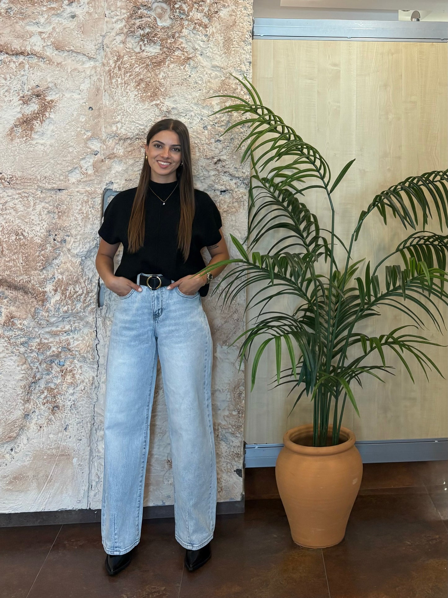 JEANS WIDE LEG CLARO