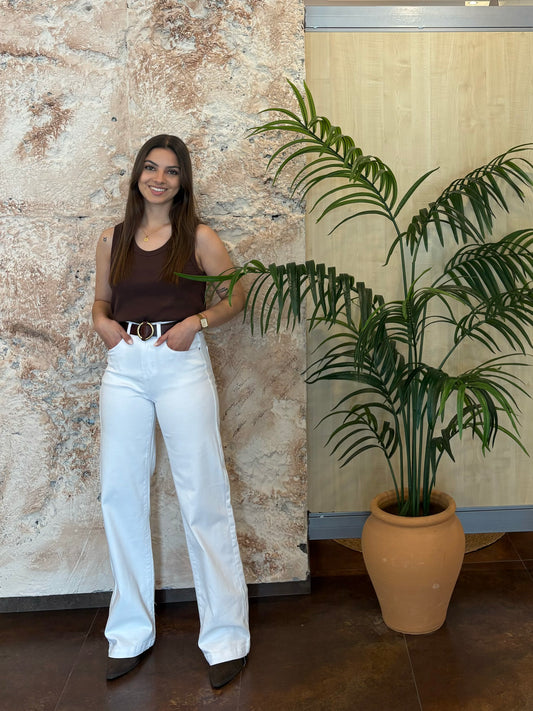 DENIM REGULAR FIT BLANCO