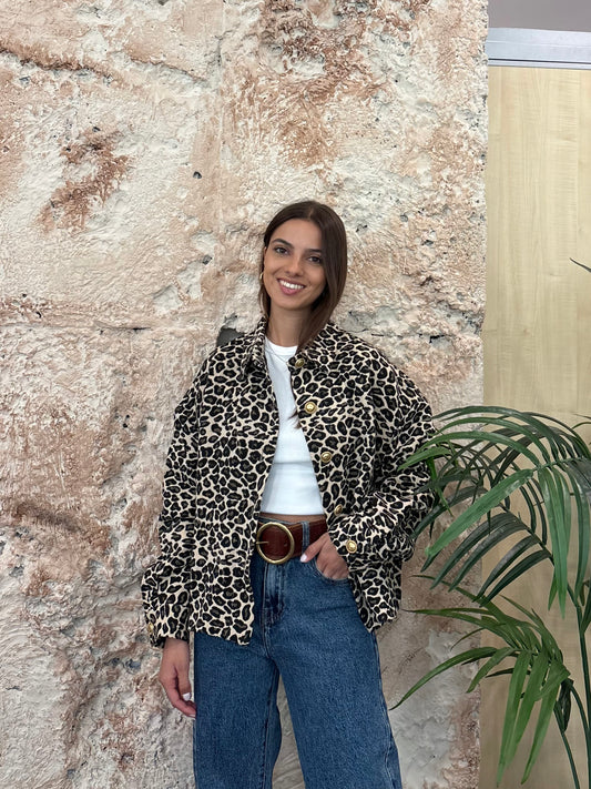 CAZADORA ANIMAL PRINT