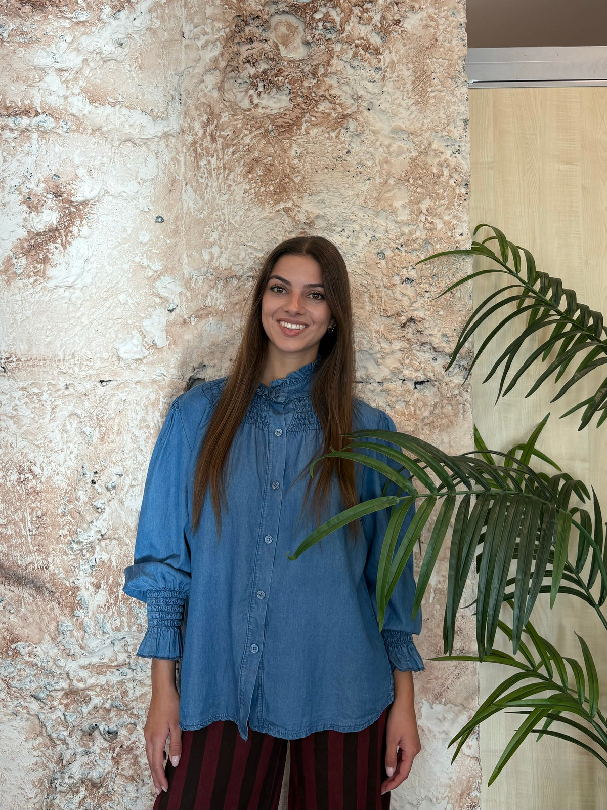 CAMISA DENIM FLUIDA RIZO