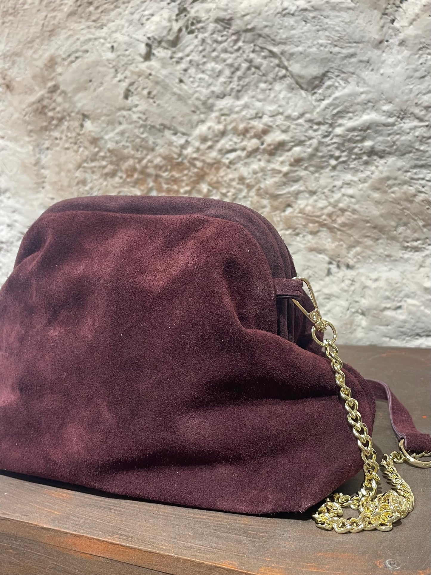 CLUTCH PIEL BURDEO