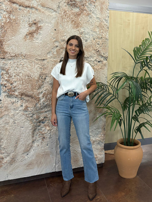 JEANS WIDE LEG CLARO