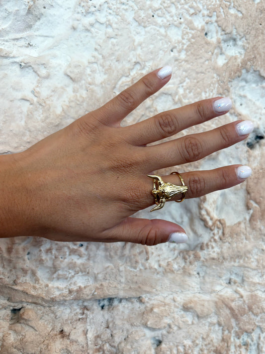 ANILLO CABEZA BÚFALO