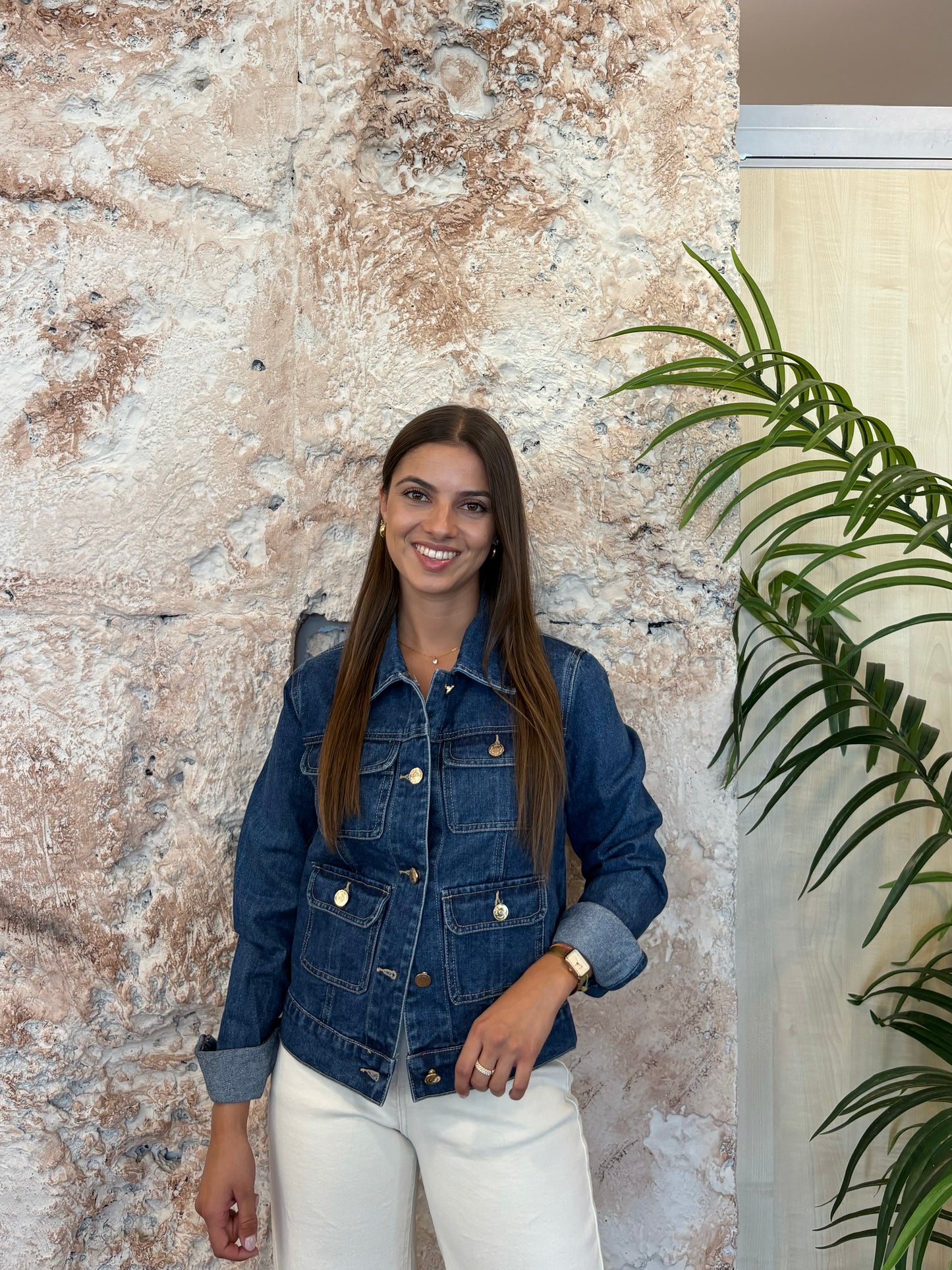 CHAQUETA DENIM BOLSILLOS