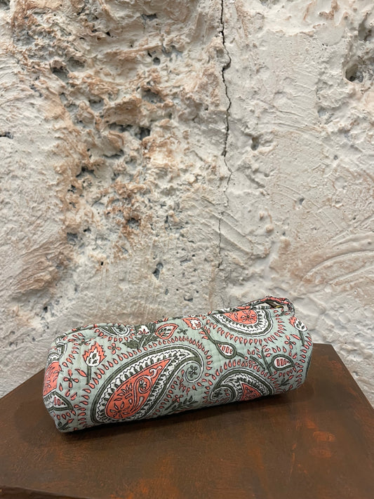 ESTUCHE PEQUEÑO VERDE AGUA