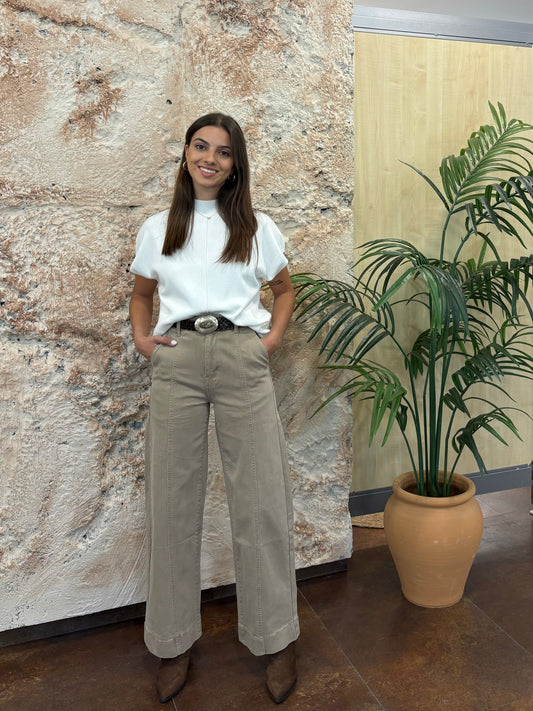 JEANS STRAIGHT LEG CAMEL