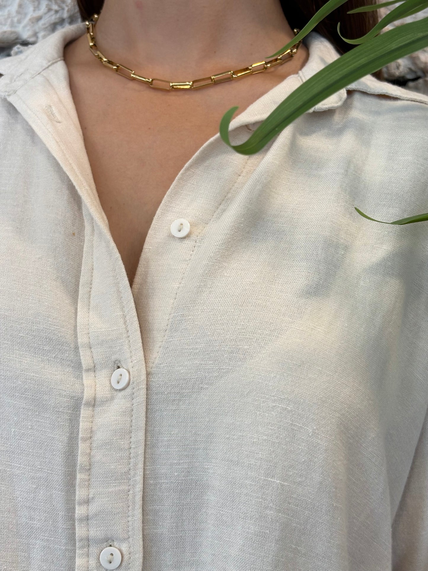 COLLAR CADENA RECTANGULAR