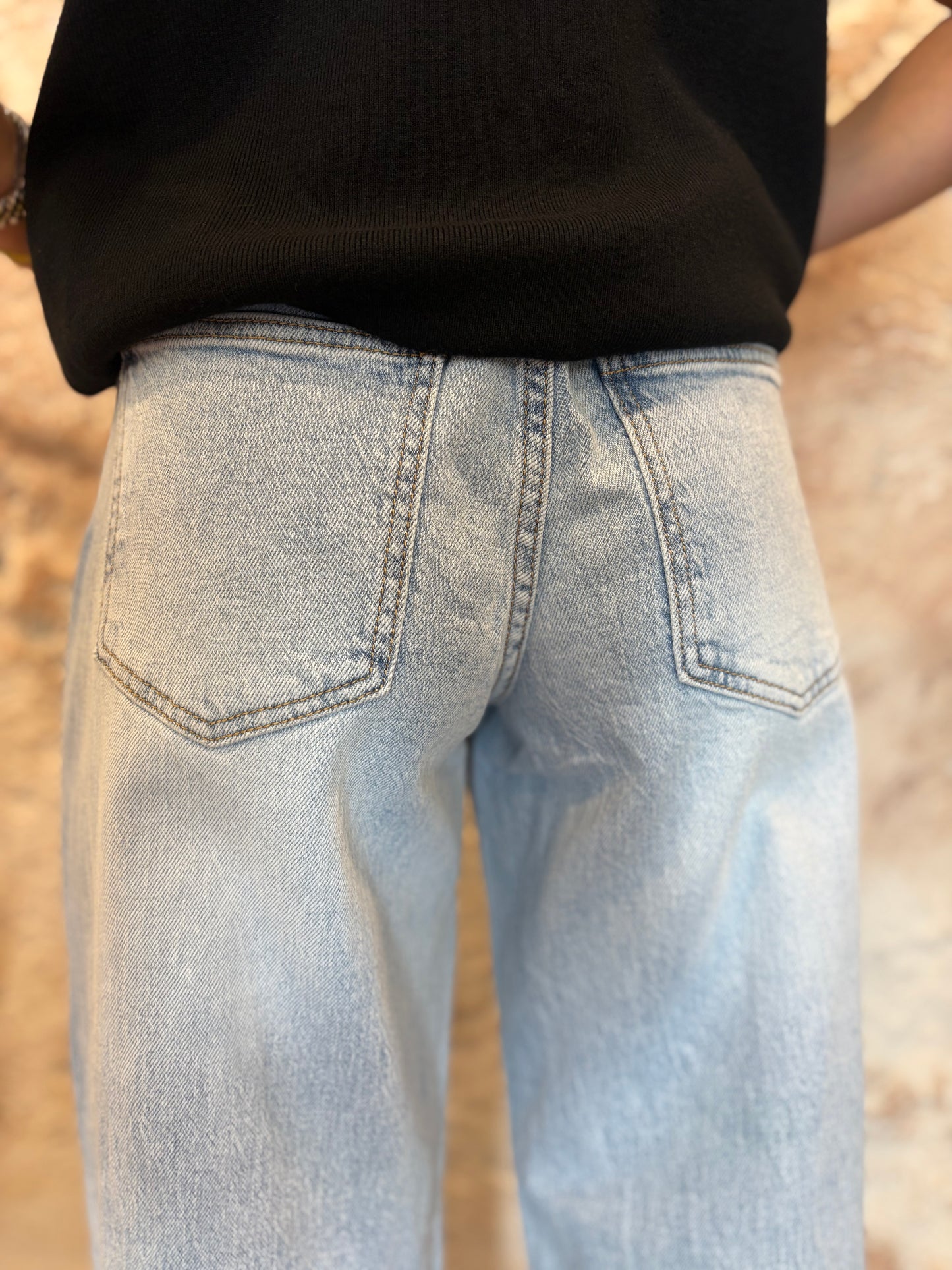JEANS WIDE LEG CLARO