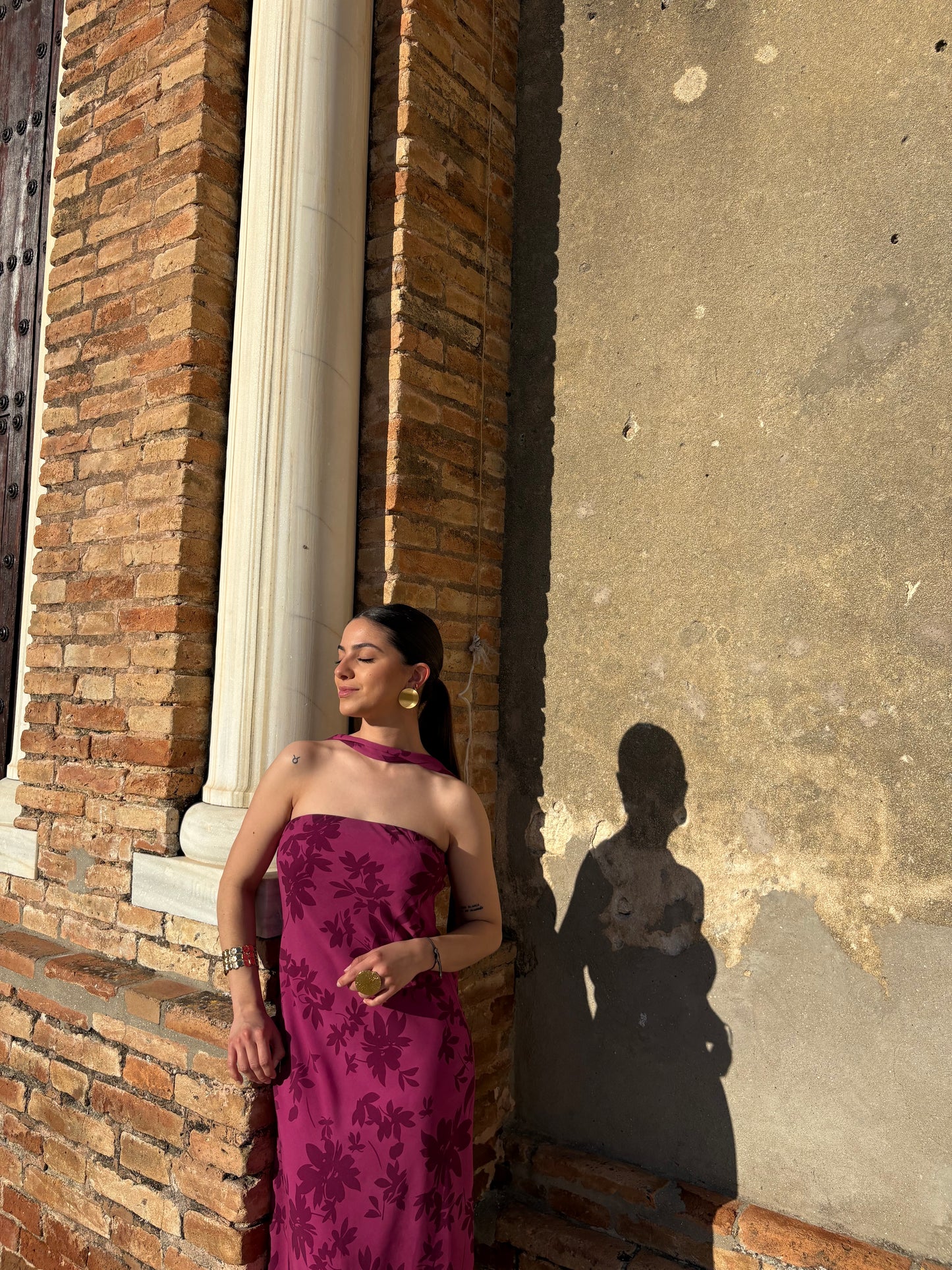 VESTIDO ESTAMPADO FLORAL BUGANVILLA