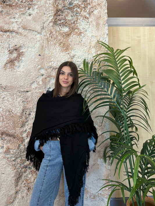 CAPA DE PUNTO FLECOS NEGRA