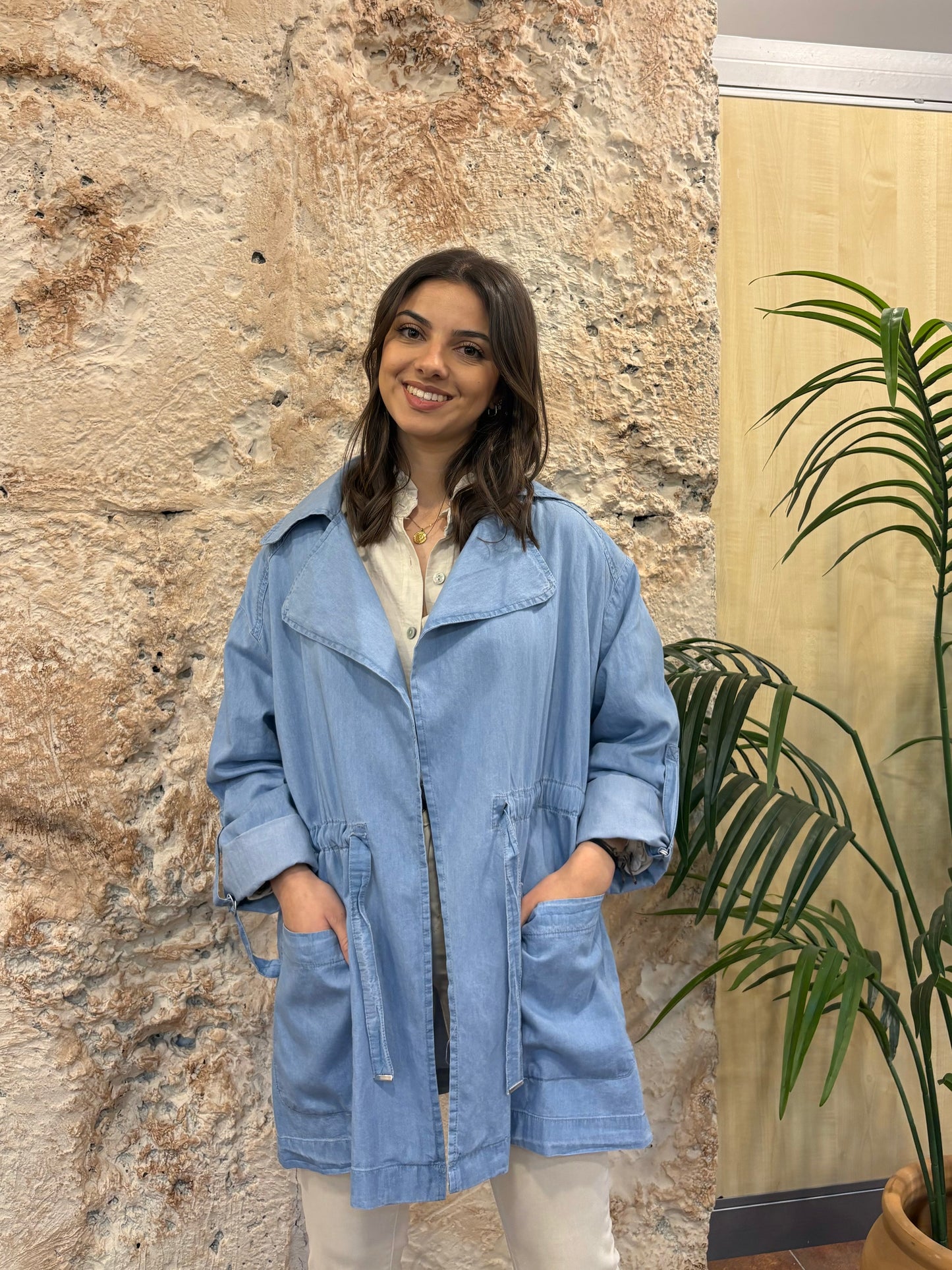 PARKA DENIM FLUIDA