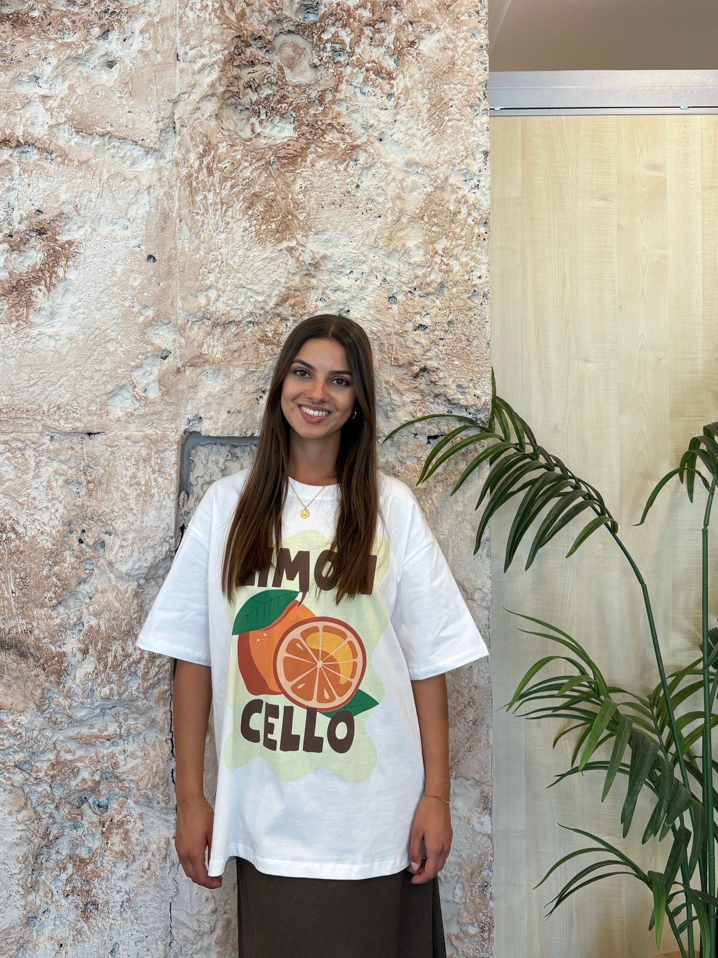 CAMISETA BÁSICA ESTAMPADO LIMONCHELLO VERDE LIMA