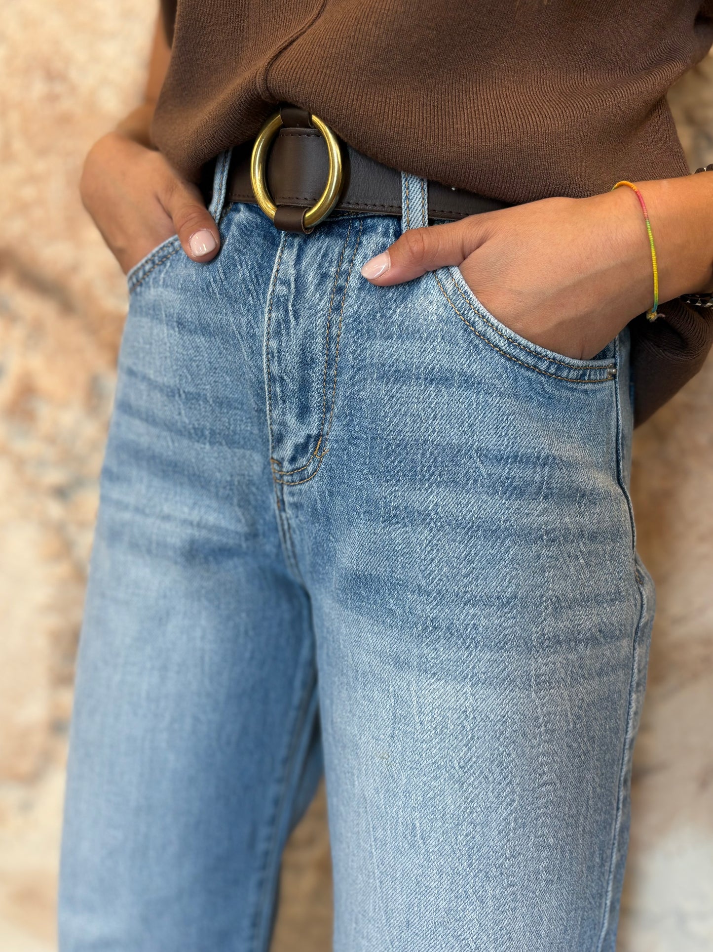 JEANS WIDE LEG DENIM