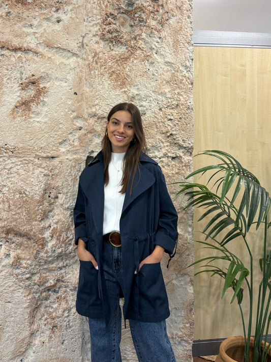 PARKA LIGERA AZUL