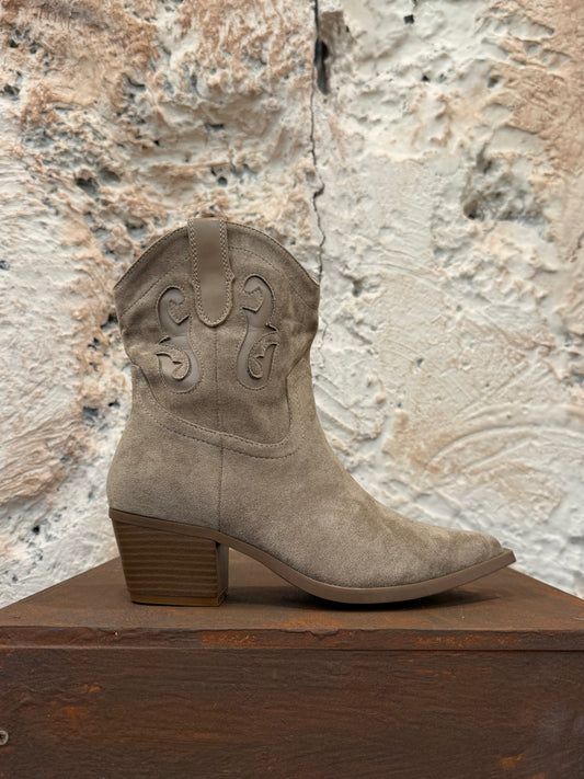 BOTÍN COWBOY BEIGE