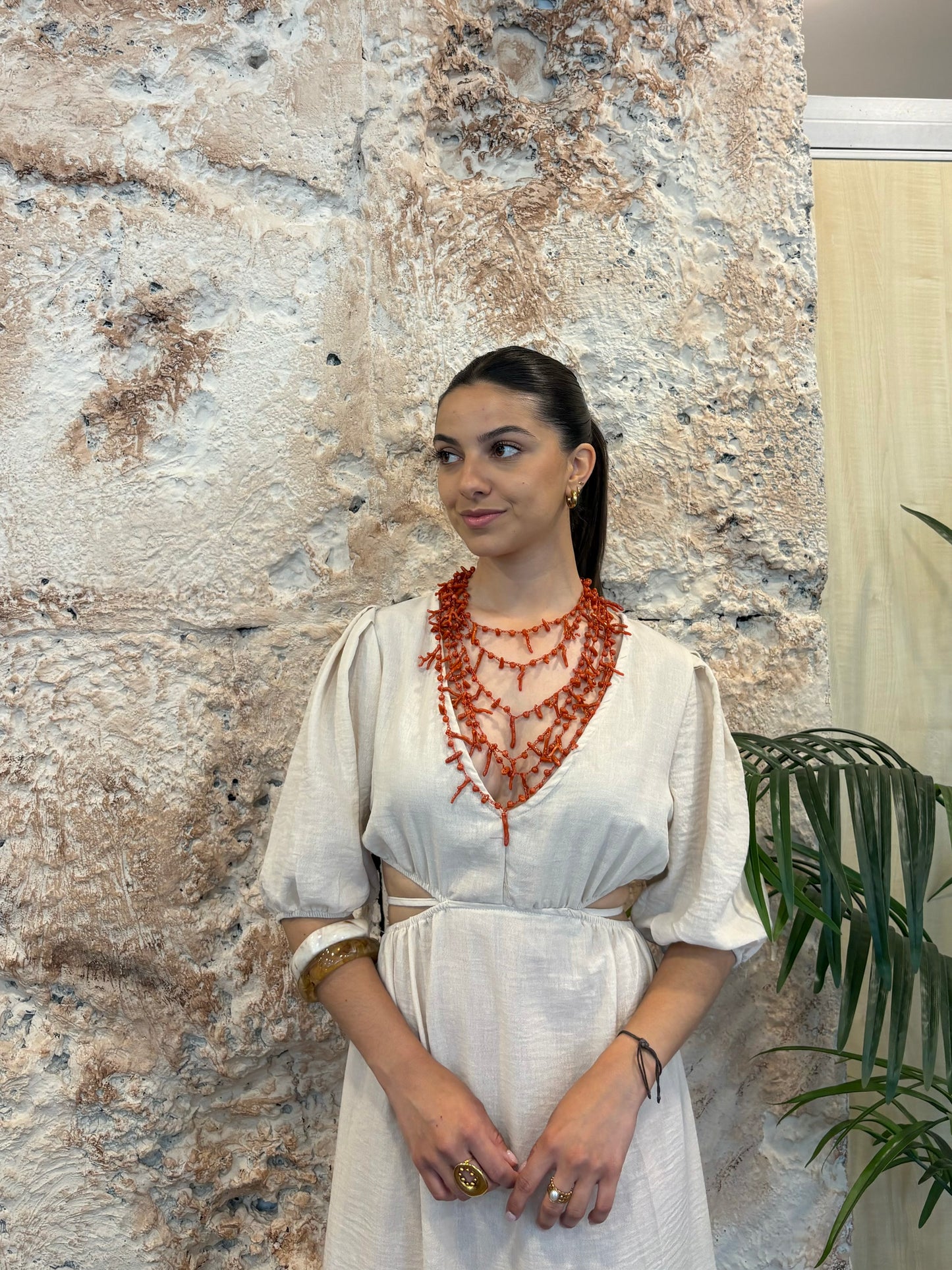 VESTIDO ESTRUCTURA BEIGE