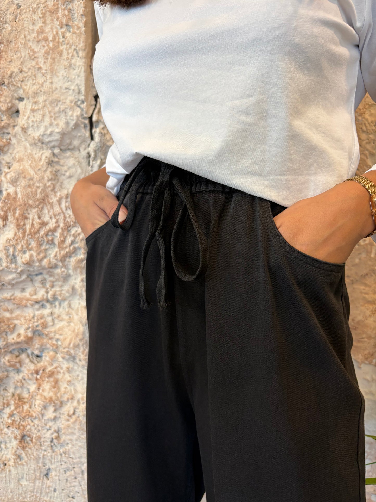 PANTALÓN CONFY RECTO NEGRO