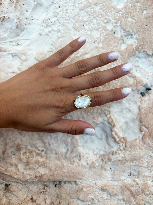ANILLO PIEDRA NÁCAR