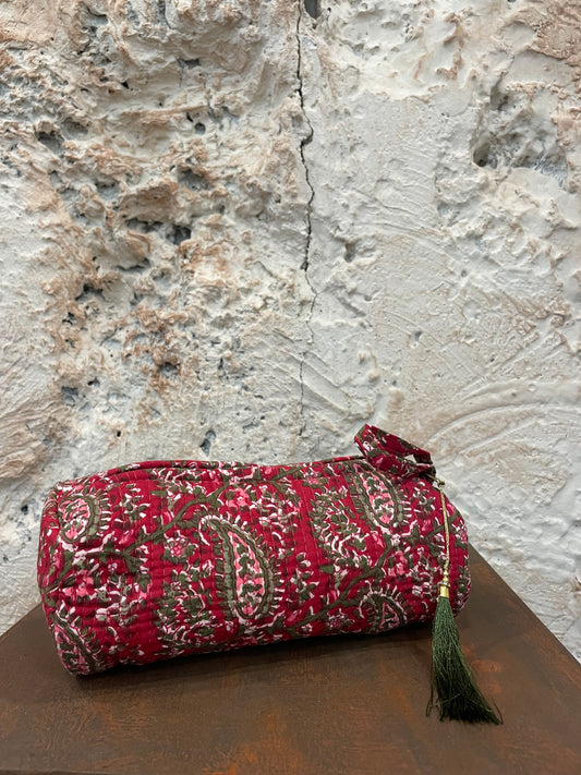 ESTUCHE GRANDE ROJO CACHEMIR