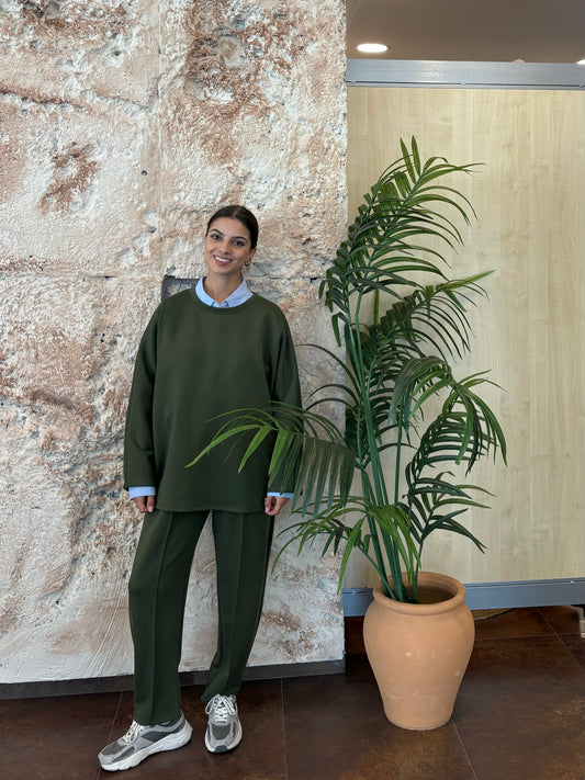 CONJUNTO CHANDAL COMFY VERDE