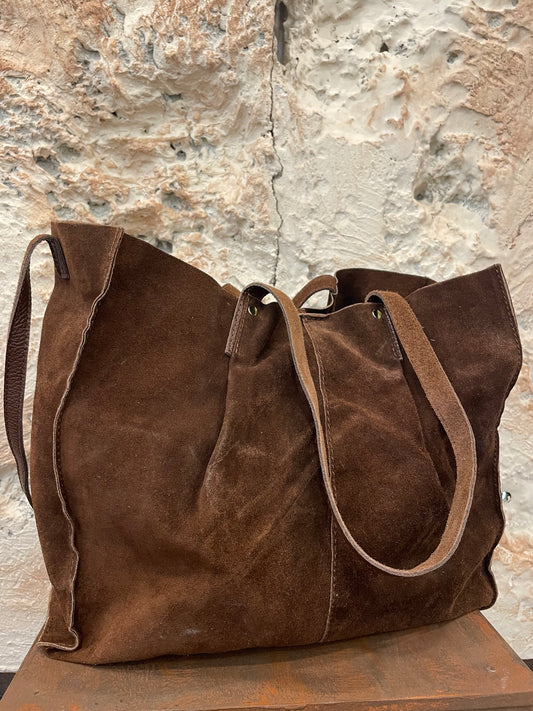 BOLSO PIEL MAXI MARRÓN