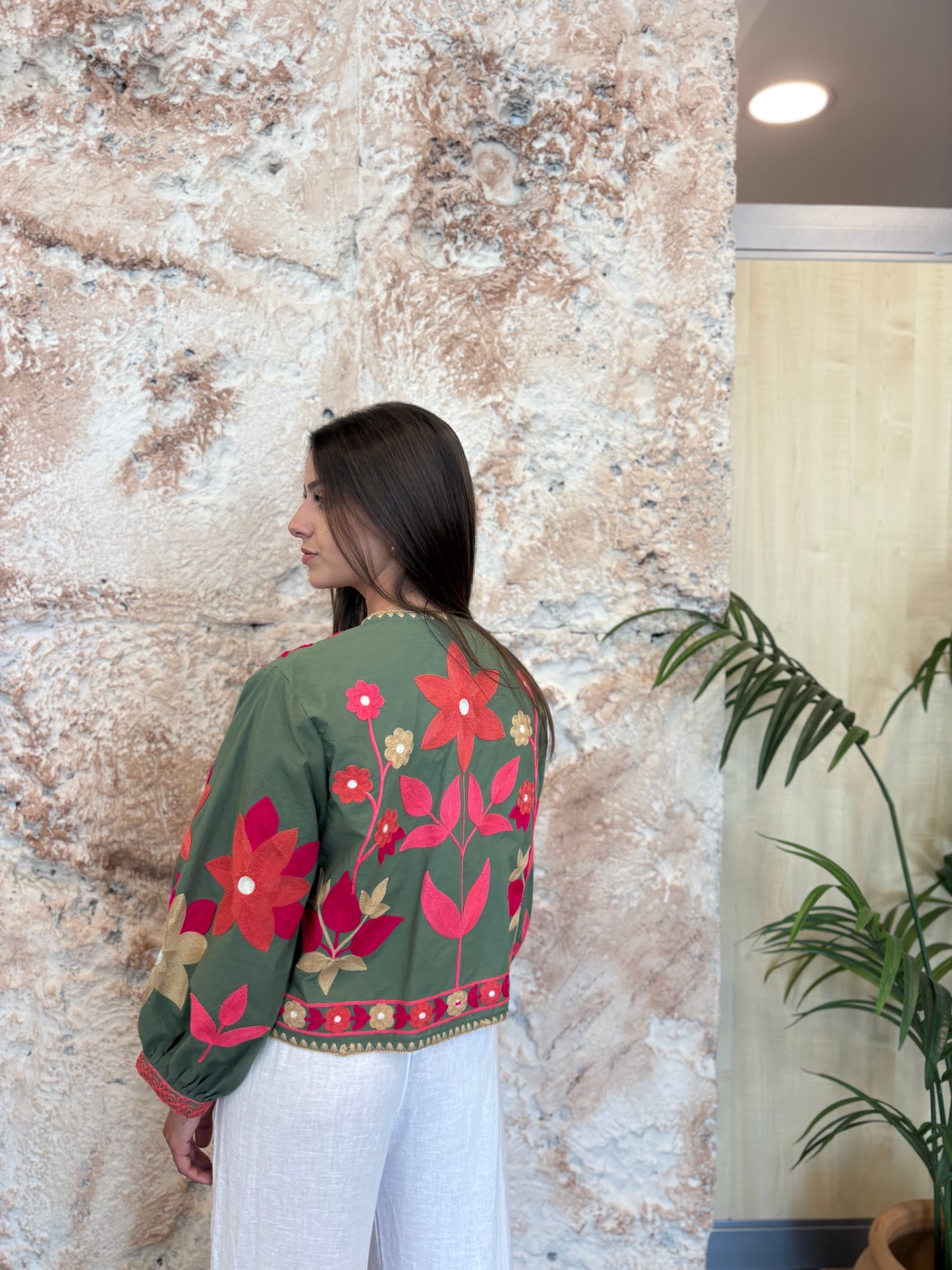 KIMONO ESTAMPADO VERDE