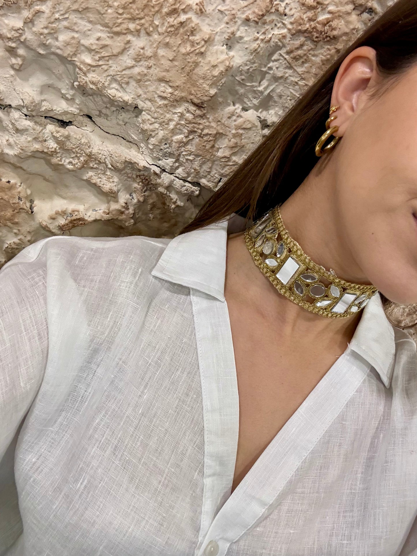 CHOCKER ESPEJOS MARIPOSA