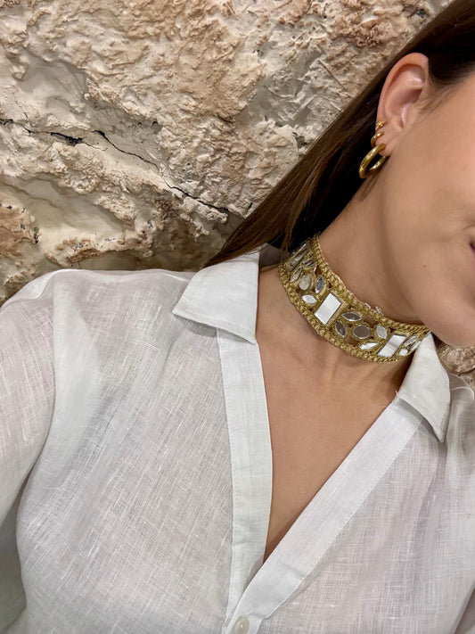 CHOCKER ESPEJOS MARIPOSA