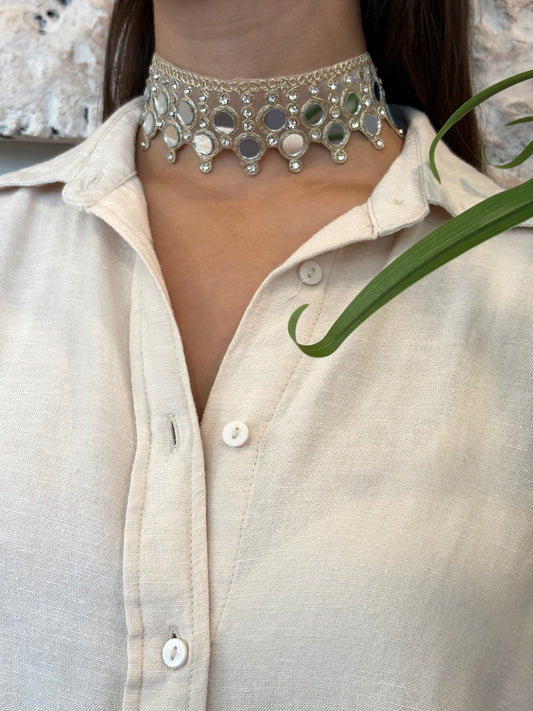 CHOCKER MAXI LÁGRIMAS ESPEJO