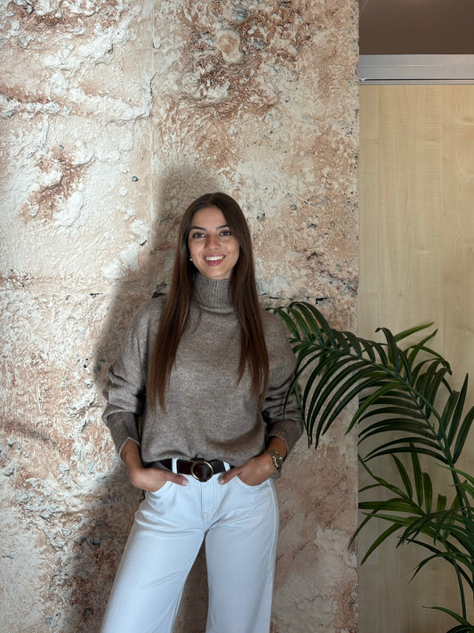 JERSEY CUELLO PERKINS TAUPE