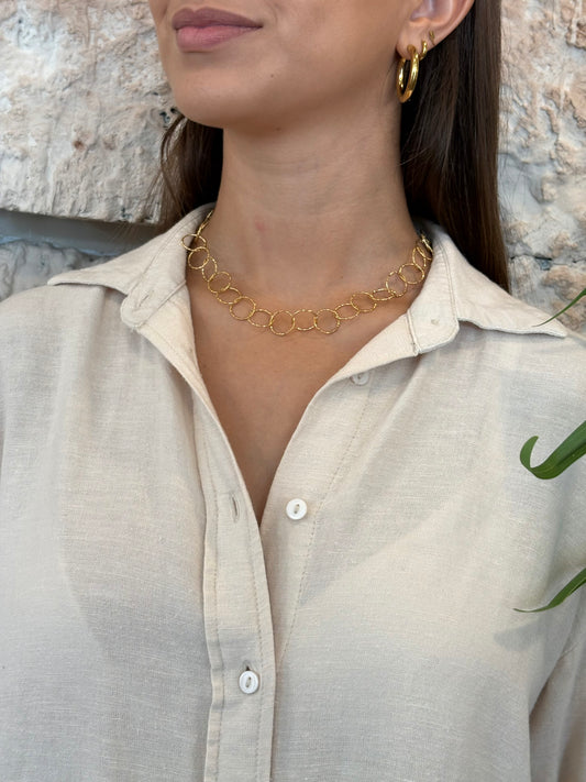COLLAR CÍRCULOS RUGOSOS