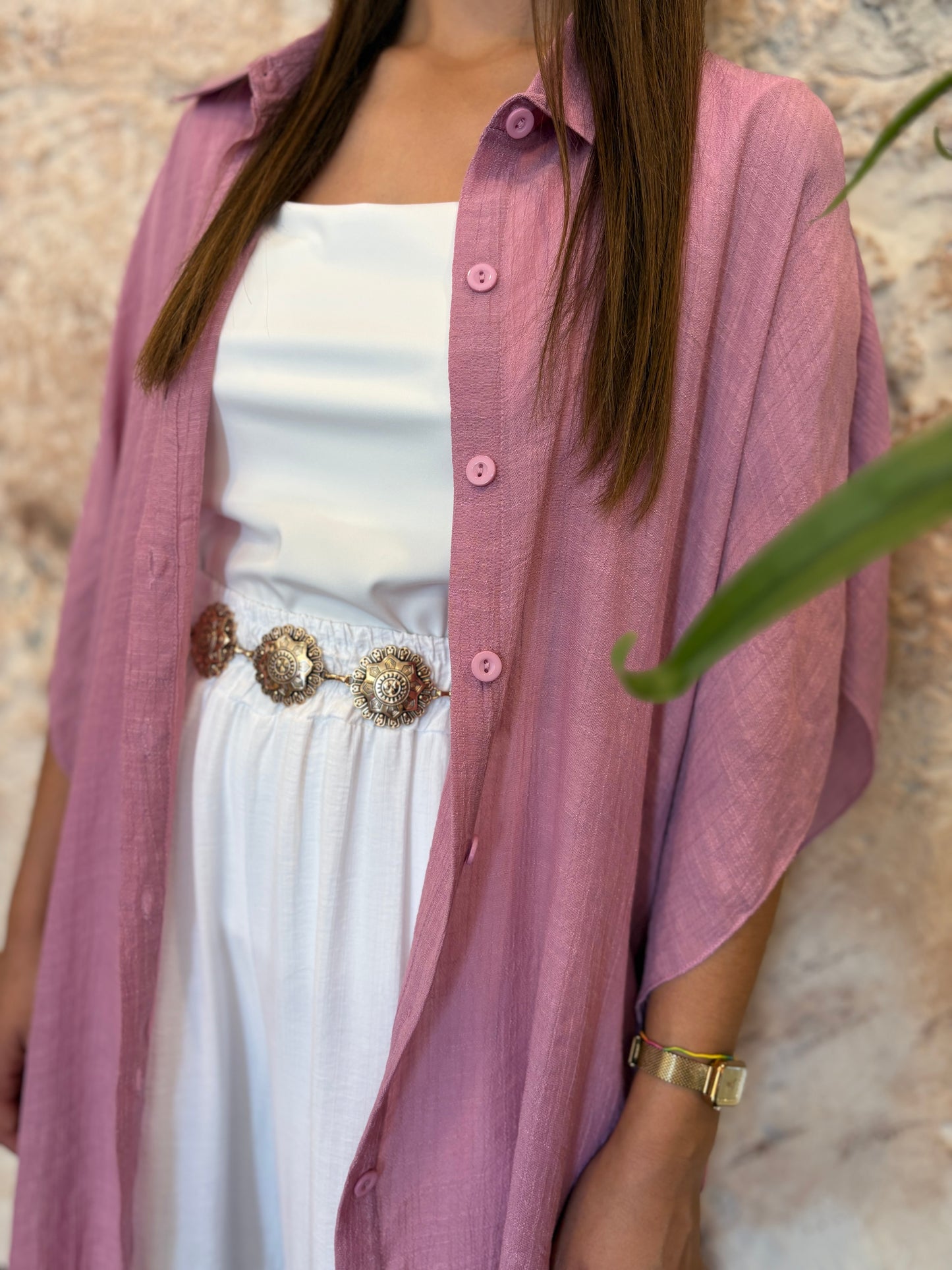 CAMISOLA FLUIDA ROSA