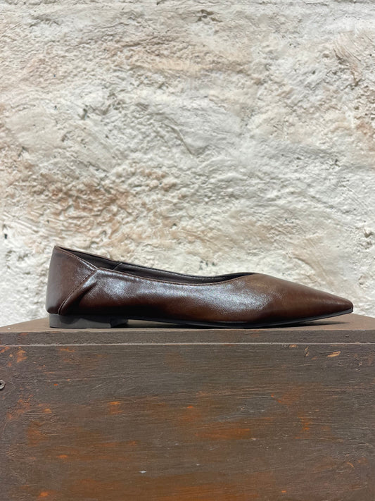 MULE PLANO PICO MARRON