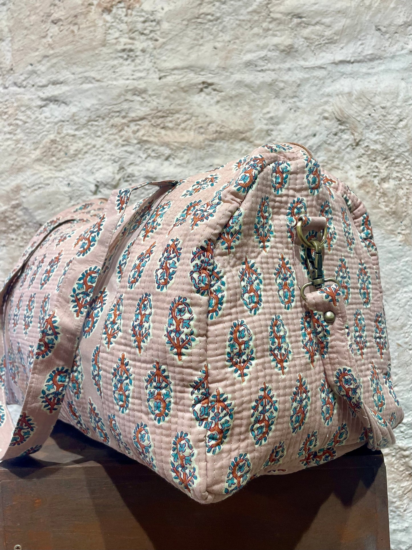 BOLSO VIAJE ESTAMPADO NUDE