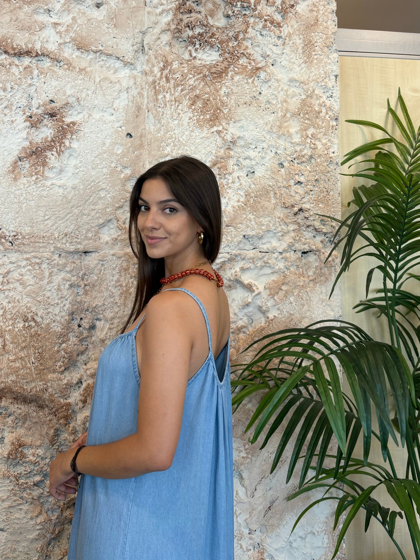 VESTIDO FLUIDO DENIM